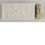 Cylinder seal with two quadrupeds and bush