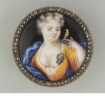 Brooch with miniature
