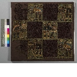 Textile fragment with a hunchback