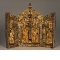 Triptyque reliquaire de la sainte Croix de l'abbaye de Florennes