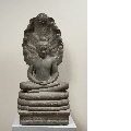 Meditating Buddha protected by the Naga