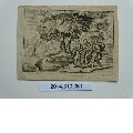 In memoriam card - Image representing the disciples from Emmaus